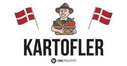 Stort kartoffelskilt