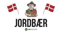 Stort jordbærskilt